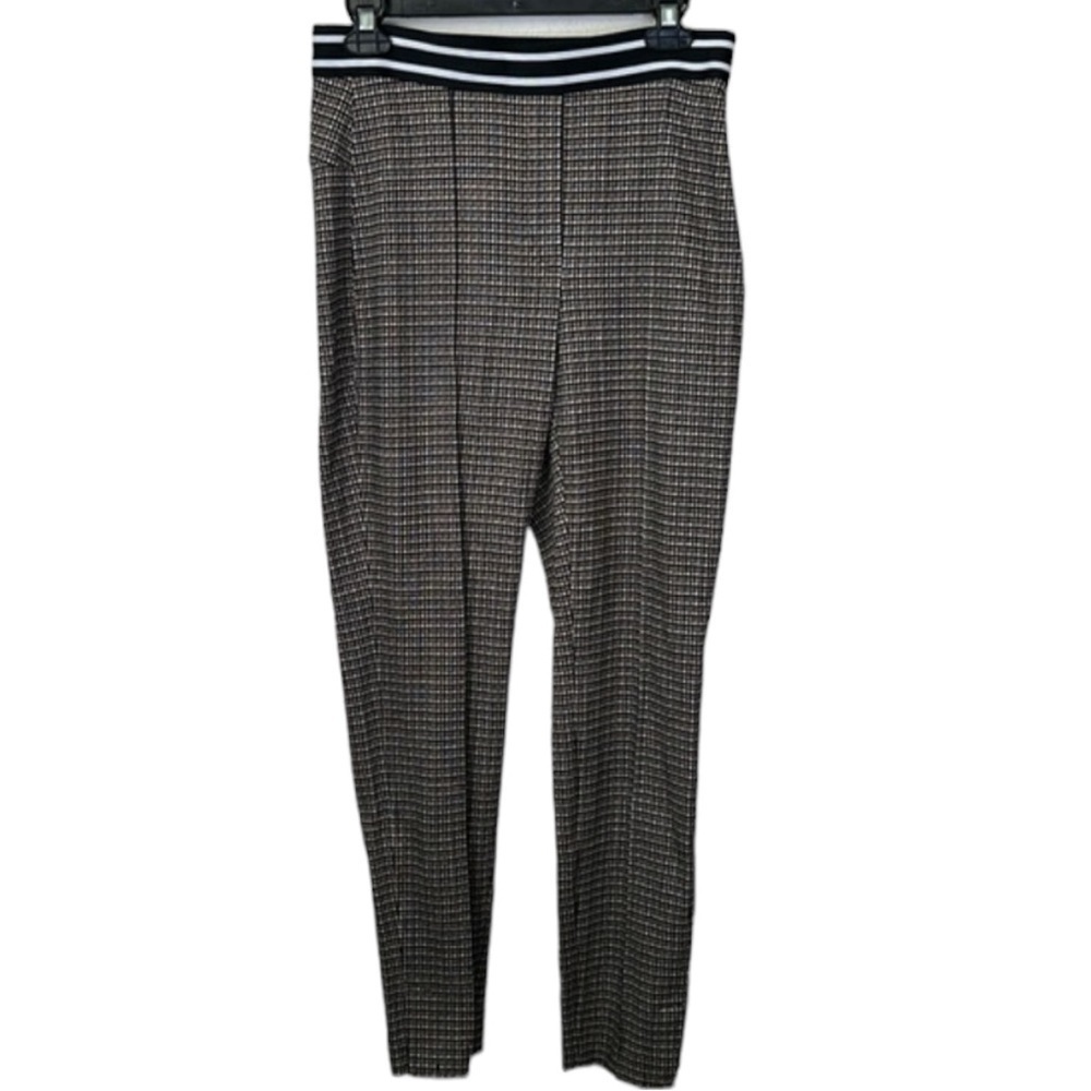 Marc Cain Tweed Houndstooth Legging Ankle Pants Size 8